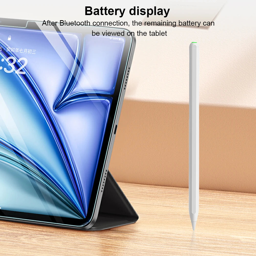 Faster Charge Pen for ipad 2018-2024 Tilt Sensitivity Capacitive Stylus Palm Rejection for ipad Air 3/4/5/M2 for ipad Mini 5/6th