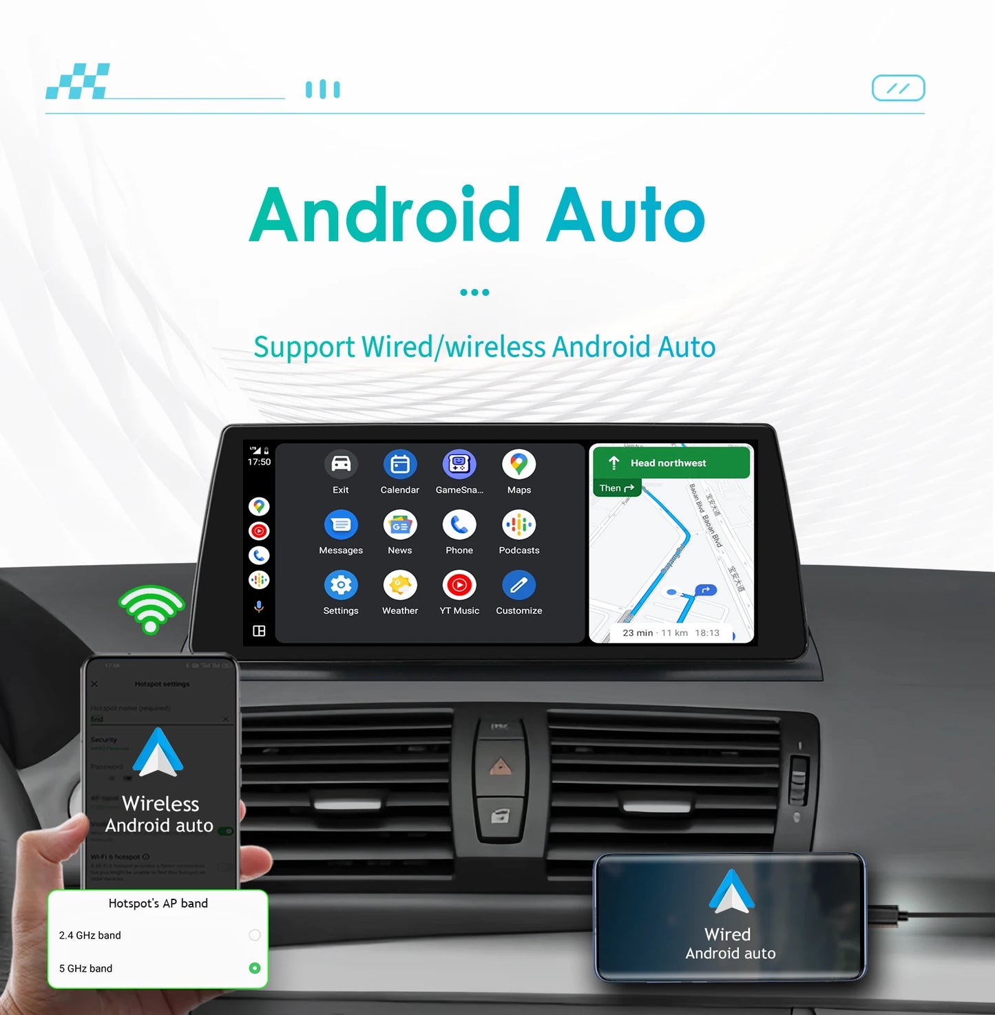 10.25"Android 12 For BMW 1 Series E81 E82 E87 E88 CCC CIC Autoradio multimedia player 2din DSP Carplay 7862 Head Unit 4G Screen