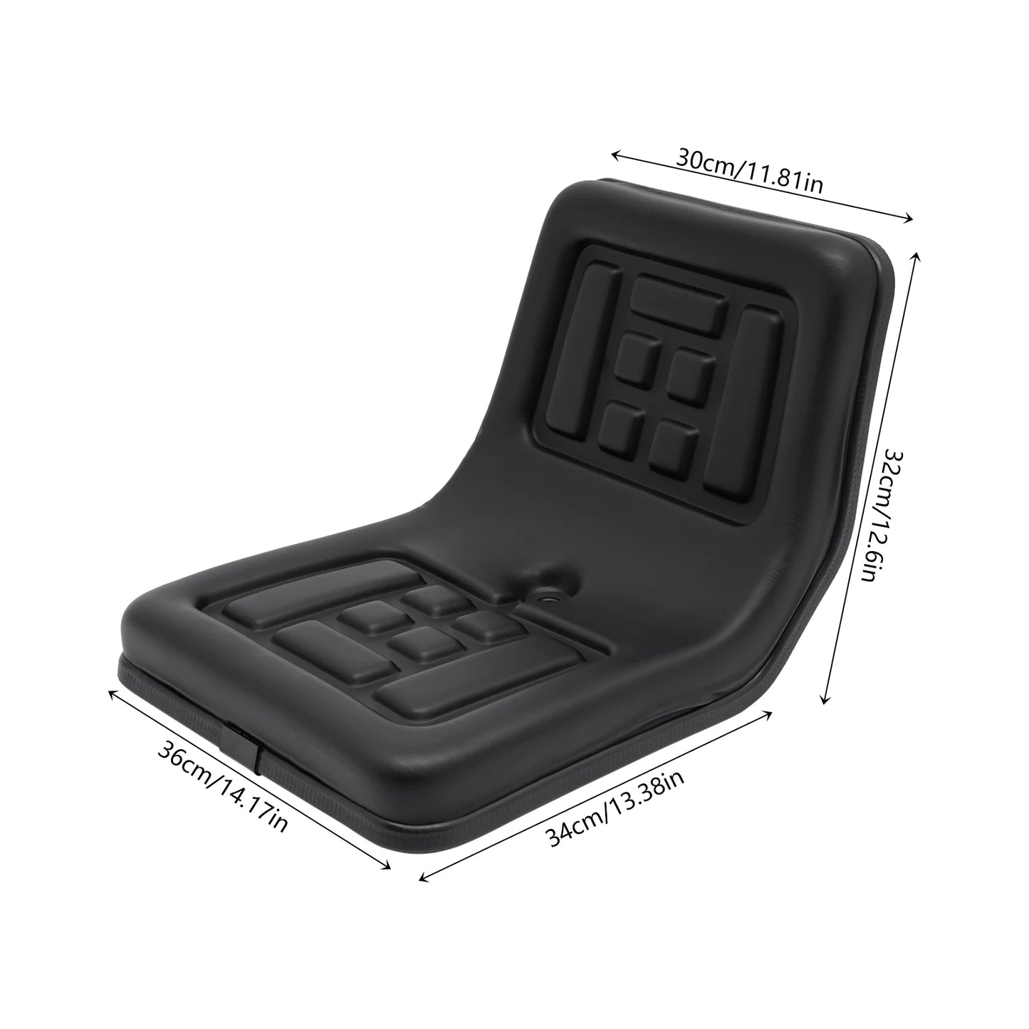 Universal Tractor Seat Forklift Truck Seat Excavator Seat Digger Seat Lawn Mower Seat Replacement Adjustable