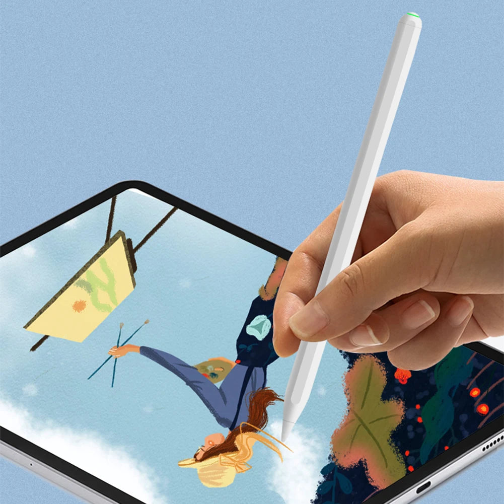Faster Charge Pen for ipad 2018-2024 Tilt Sensitivity Capacitive Stylus Palm Rejection for ipad Air 3/4/5/M2 for ipad Mini 5/6th