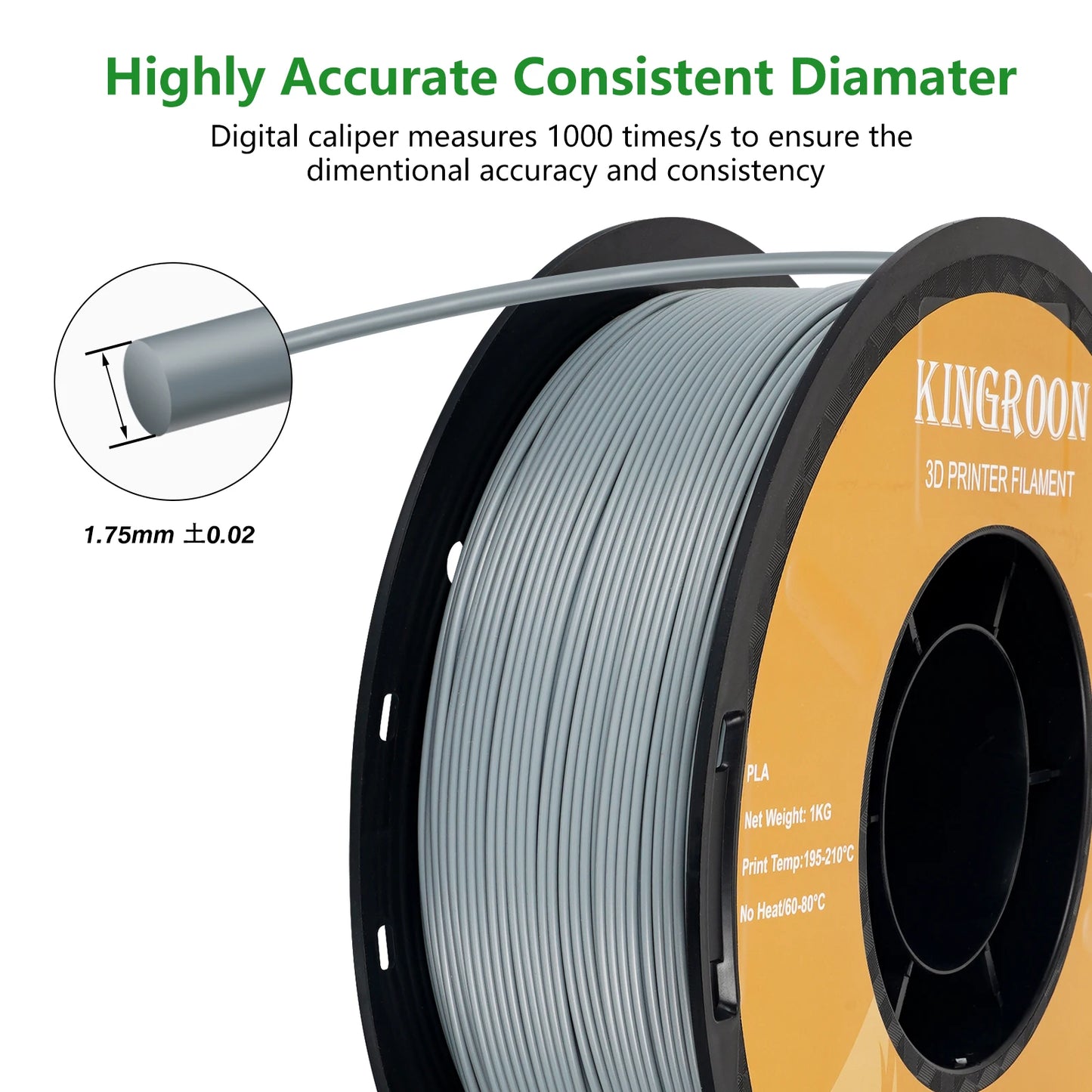 6.6LBS PLA PETG TPU 3D Printer Filament 1.75mm Dimensional Accuracy+/-0.03mm 3D Printer Materials Fit Most FDM 3D Printers